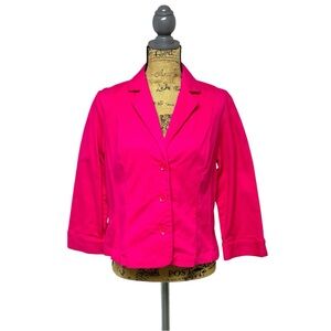 493 - NORTHERN REFLECTIONS Hot Pink Medium Jacket 97% Cotton